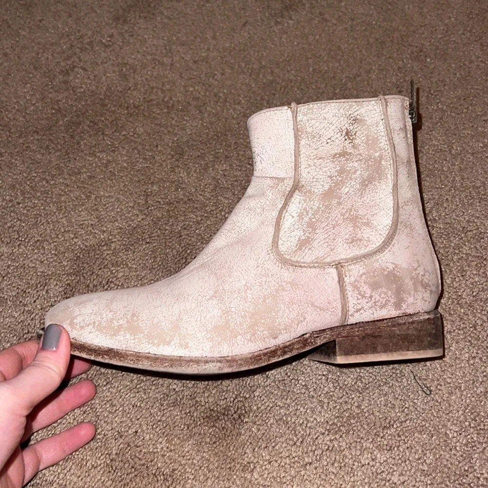 FREE PEOPLE X MATISSE - Gerald white boots